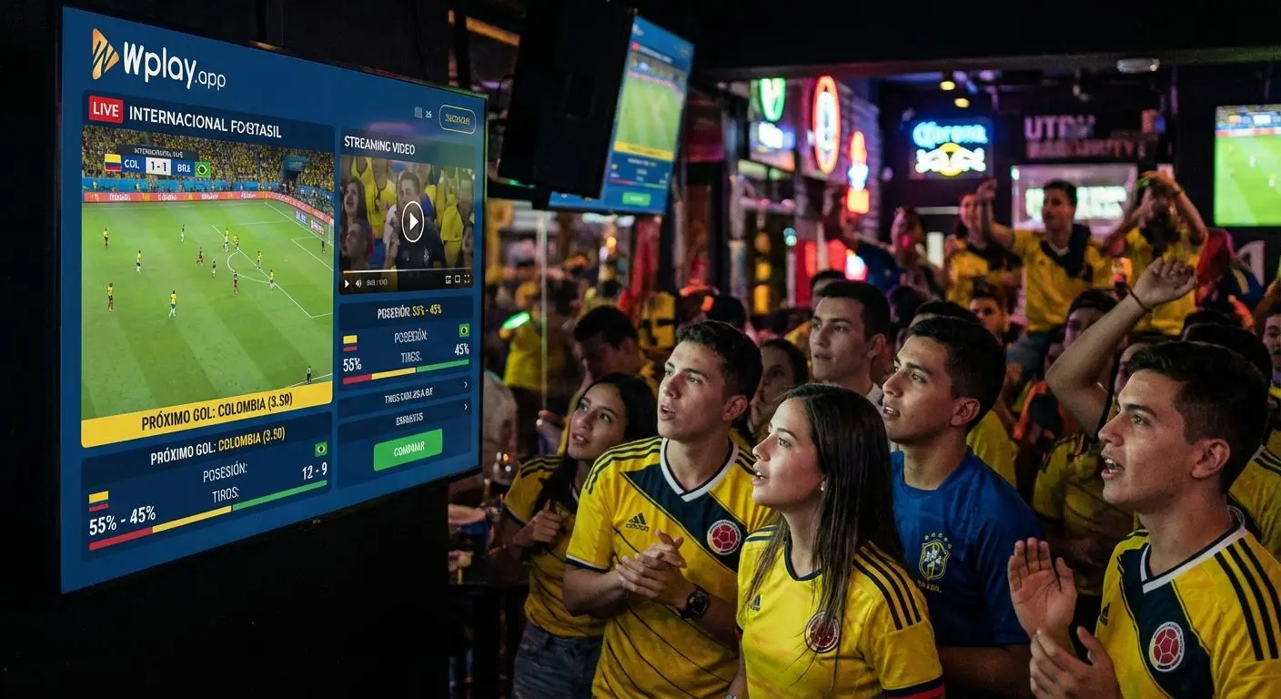 Apuestas deportivas en vivo en Wplay App con estad&iacute;sticas en tiempo real