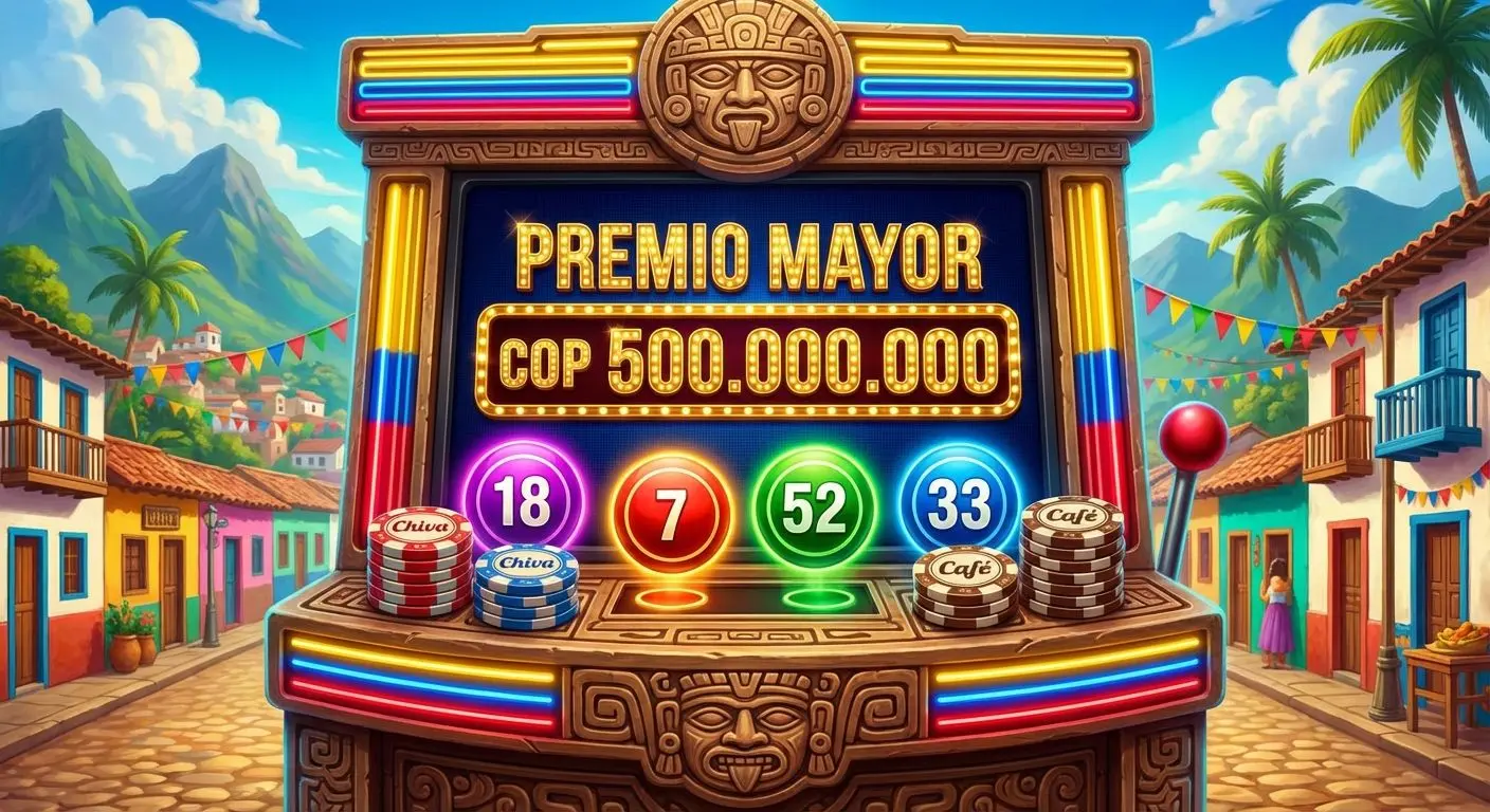 Tragamonedas de bingo digital con premios visibles y fichas apiladas