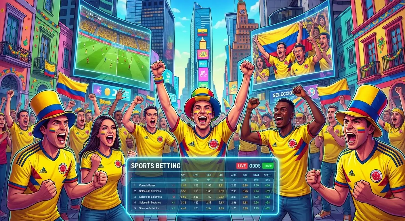 Aficionados colombianos apostando en deportes en Wplay Colombia