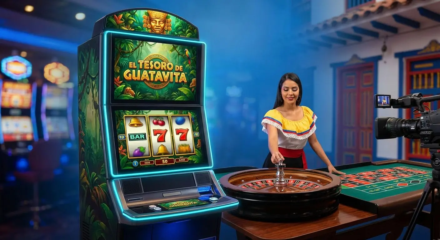 Tragaperras y ruleta en vivo de casino online Wplay Colombia