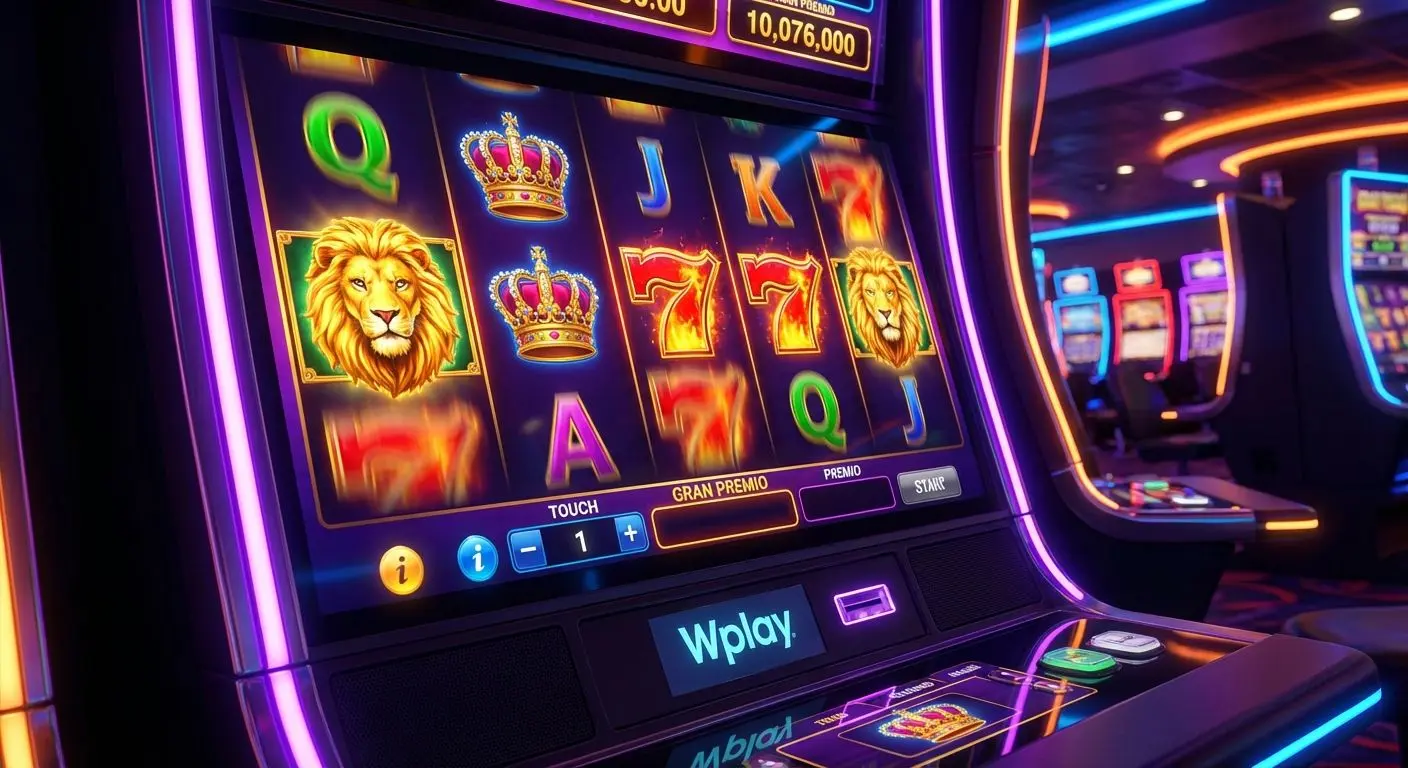 Reels girando en una tragamonedas popular de Wplay Colombia